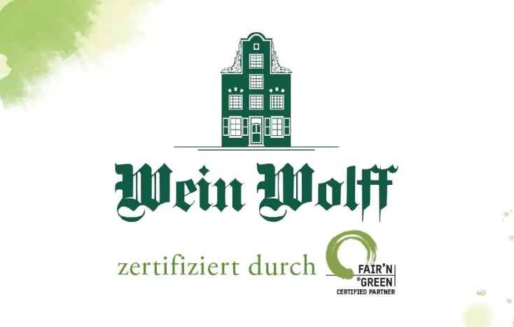 Wein Wolff zertifiziert durch Fair and Green